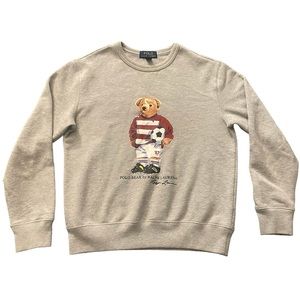 Polo by Ralph Lauren grey crewneck sweatshirt in boys medium